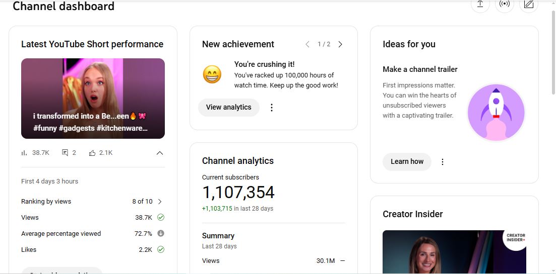 ✅ 1.1M Subscribers Channel | ✅ 30M Lifetime Views | Nrs Rimon 0.0