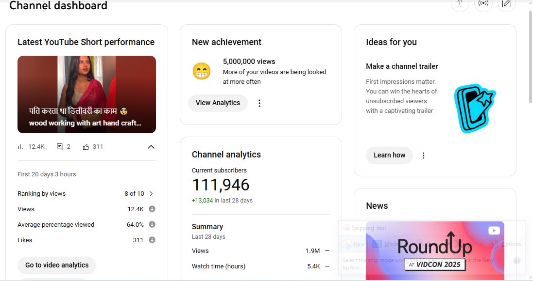 ✅ 111K+ Subscribers | ✅ 10M+ Lifetime Views | Honey Kumar