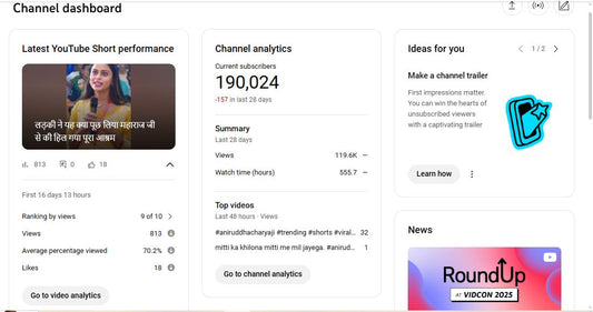 ✅ 190K+ Subscribers | ✅ 33M+ Lifetime Views | Radhe Shyam