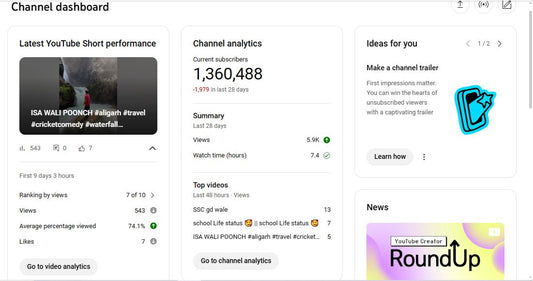 ✅ 1.36M+ Subscribers | ✅ 844M+ Lifetime Views | Educational Tau