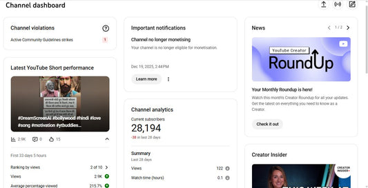 ✅ 28K+ Subscribers | ✅ 55M+ Lifetime Views | JATIN GURJAR