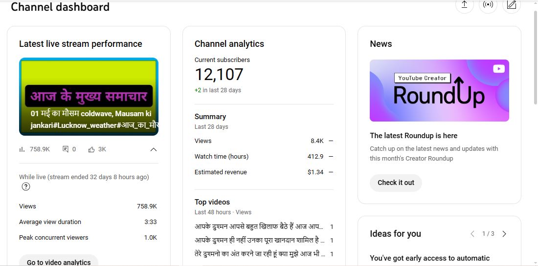 ✅ 12K+ Subscribers Channel | ✅ 1.2M+ Lifetime Views | NewsXpress हिंदी