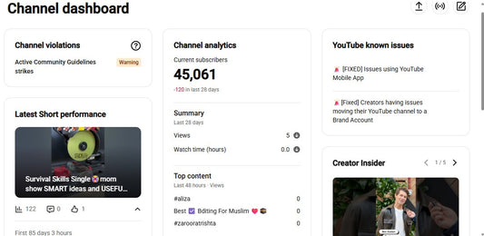 ✅ 45K+ Subscribers | ✅ 5M+ Lifetime Views | Edit For Muslim 1