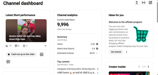 Monetization : Yes ✅ | ✅ 9.9K+ Subscribers | ✅ 3.1M+ Lifetime Views | ✅ jai MAHAKAL Studio