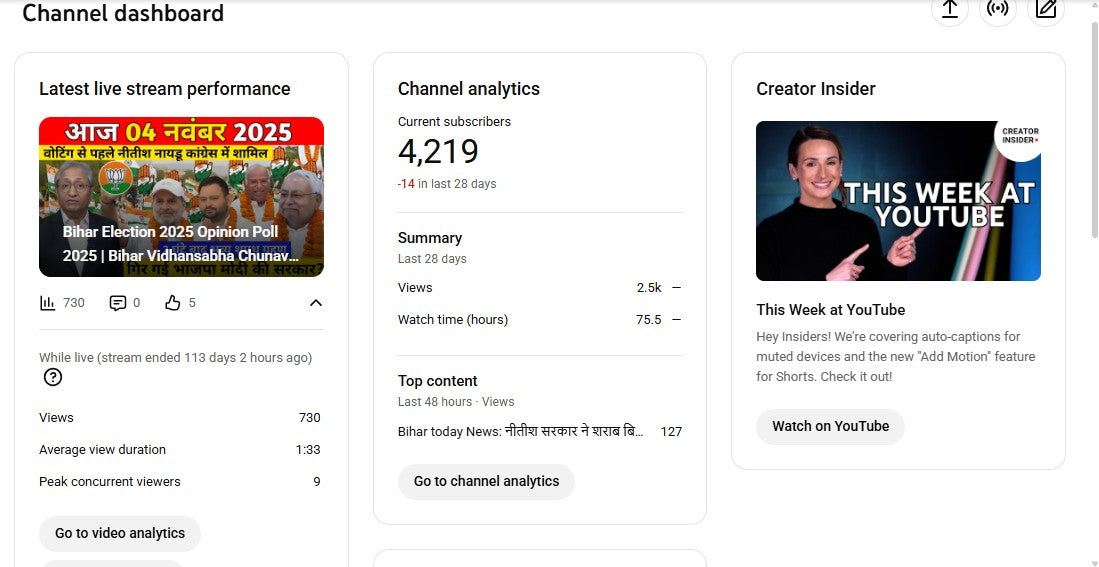 ✅ 4K+ Subscribers | ✅ 1.6M+ Lifetime Views | YT ADDA CHANNEL