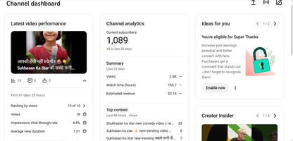 Monetization : Yes ✅ | ✅ 1K+ Subscribers | ✅ 449K+ Lifetime Views | ✅ Md Aman Fun