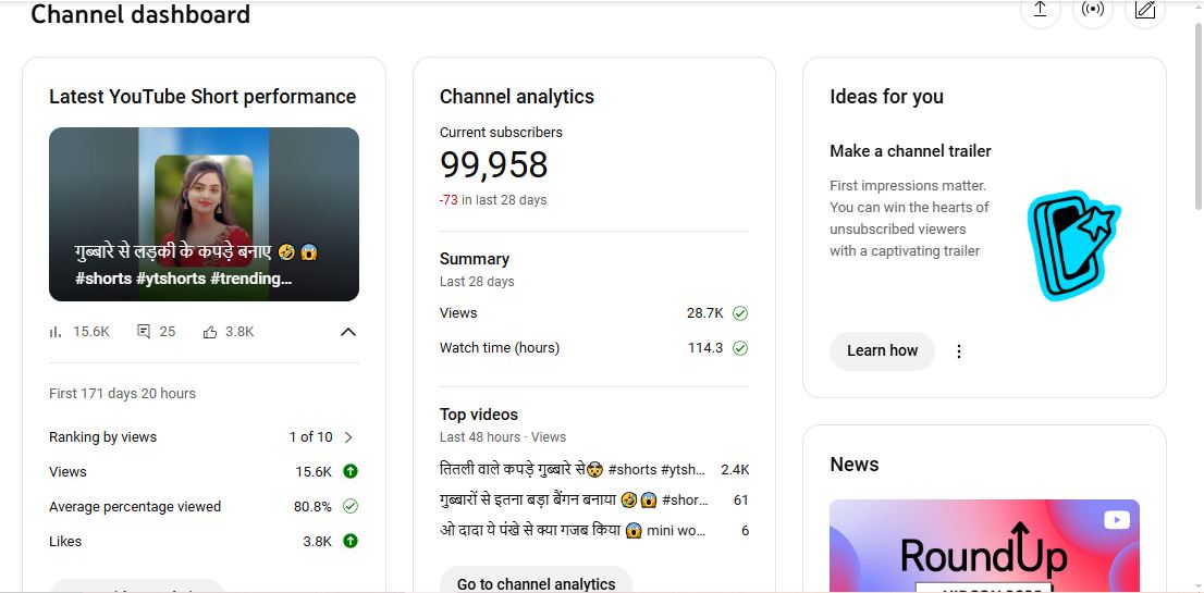 ✅ 99K+ Subscribers | ✅ 16M+ Lifetime Views | DB Brother's ( mini )