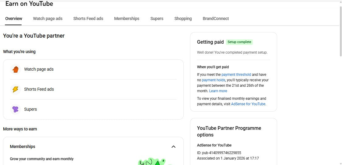 Monetization : Yes ✅ | ✅ 125K+ Subscribers | ✅ 17M+ Lifetime Views | Swaraj85fe
